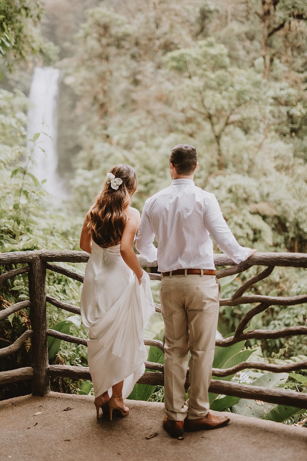 La Paz waterfall gardens nature park costa rica elopement