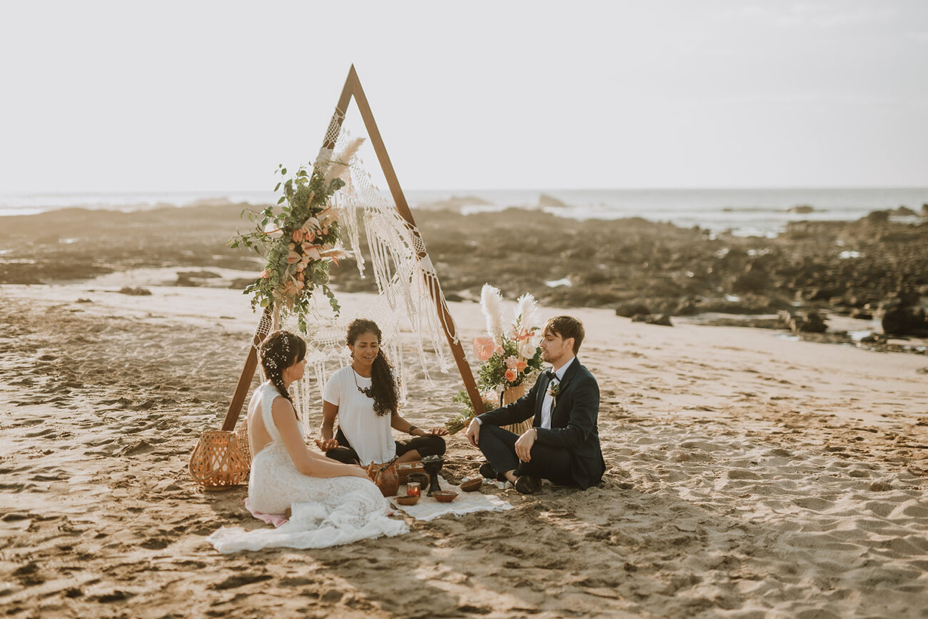 Beach Vow Renewal in Tamarindo, Costa Rica