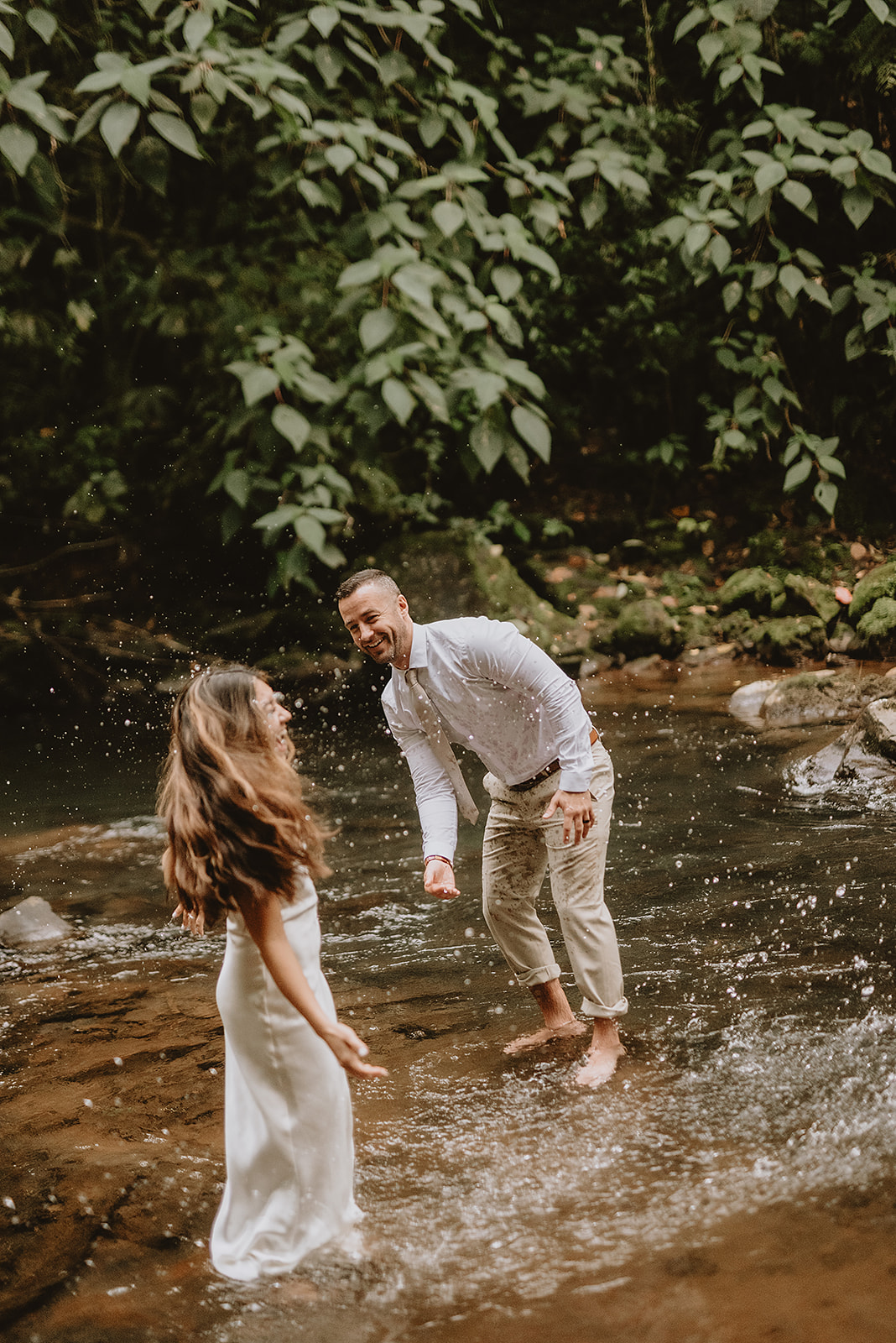 Costa Rica Waterfall Elopement at La Fortuna Falls