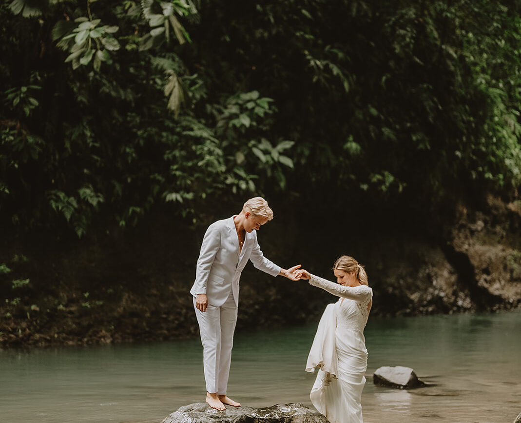 Costa Rica Waterfall Elopement