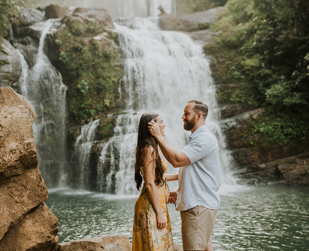 Nauyaca Waterfalls Costa Rica engagement season 