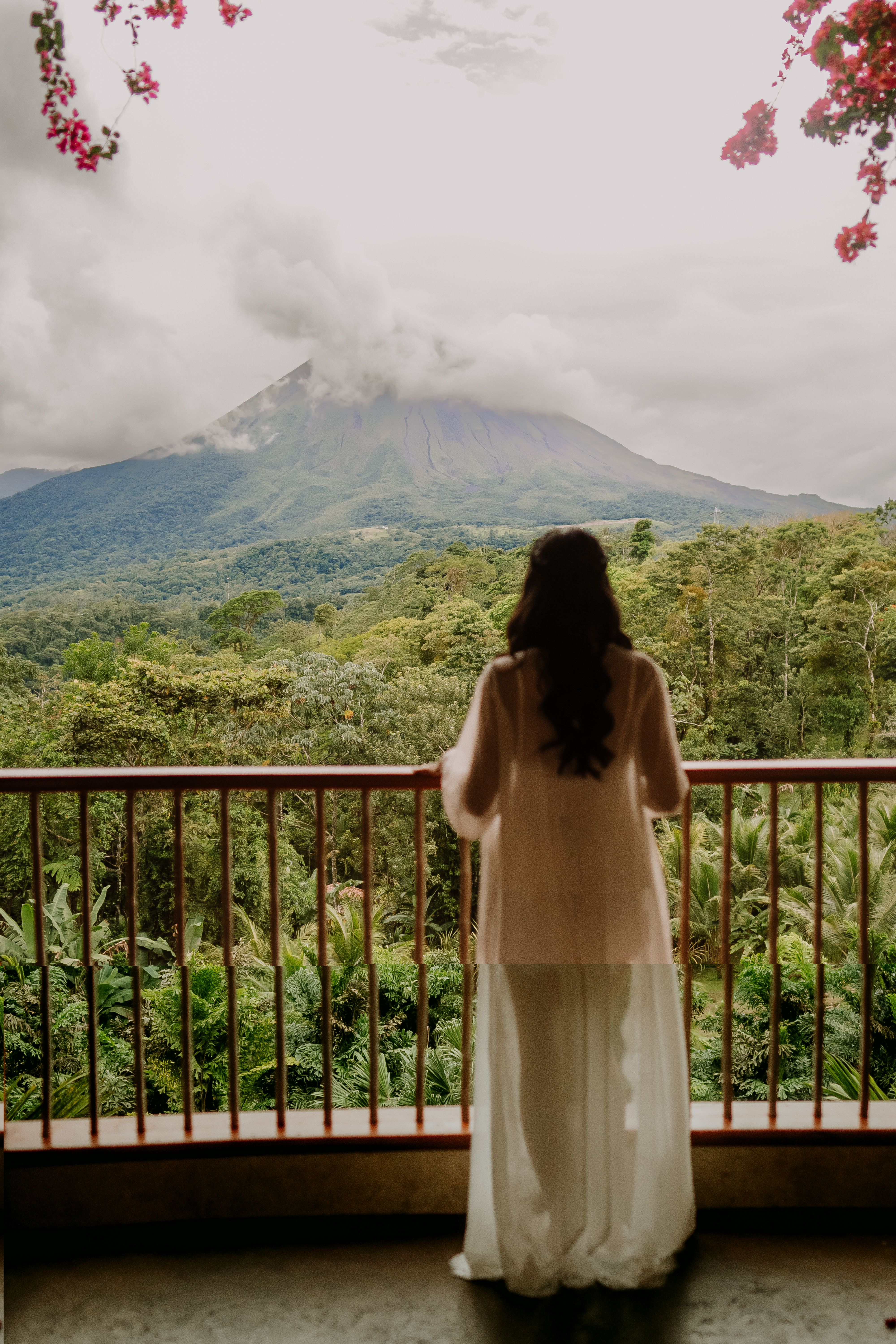 San Carlos area has a lot of beautiful hotels close to the volcano. 
