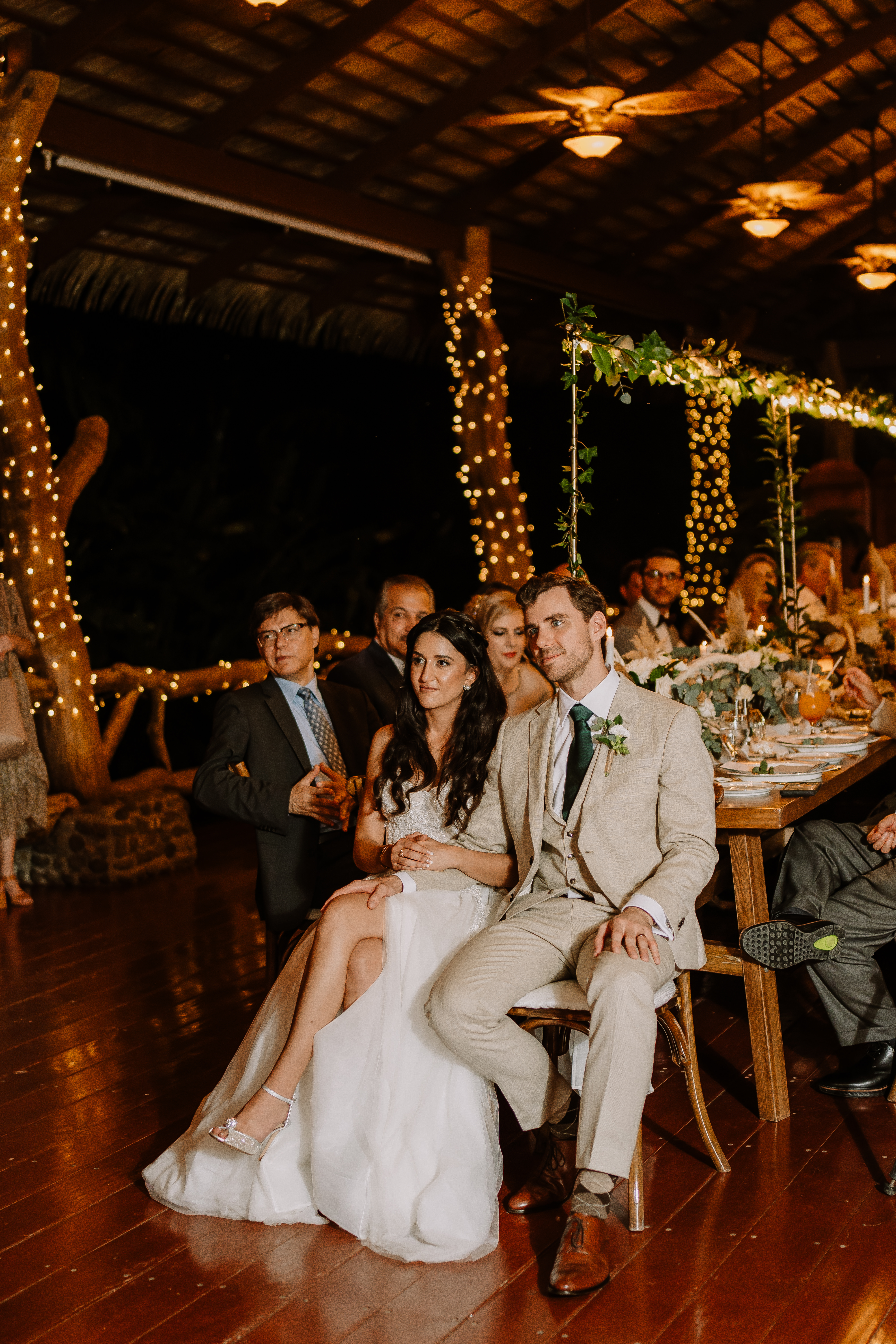 wedding party in costa rica