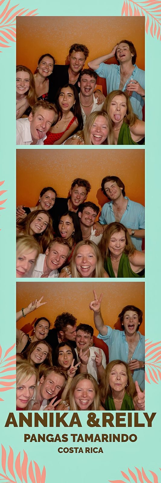 Printed photobooth strip